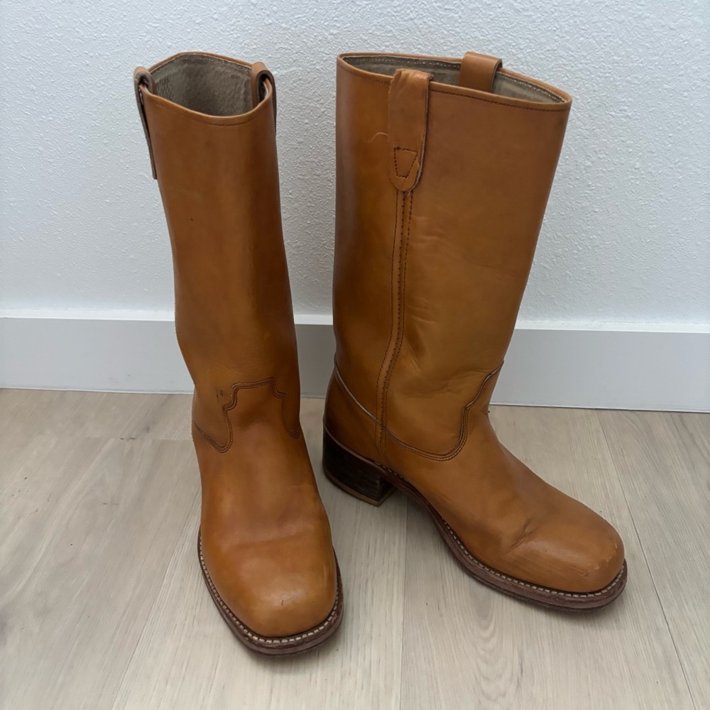 Vintage Leather Campus Boots